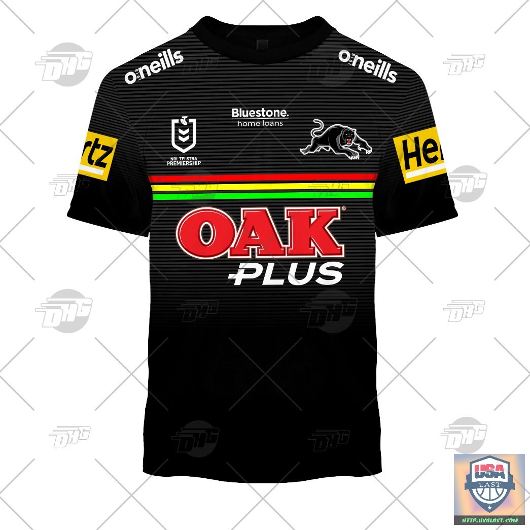 Personalise Nrl Penrith Panthers 2022 Home Jersey Hoodie T-Shirt Personalise Nrl Penrith Panthers 2022 Home Jersey Hoodie T-Shirt