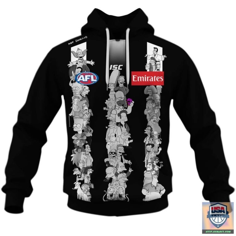 Personalize-Afl-Collingwood-Magpies-The-Simpsons-Guernsey-3D-Shirt-Hoodie-1