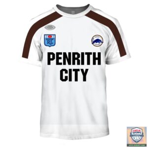 Personalized 1988 Penrith Panthers Vintage Retro Jerseys 3D Hoodie T-Shirt