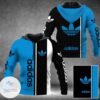 Personalized Adidas Mix Blue Black And White Hoodie