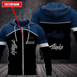 Personalized Alaska Airlines Fleece Hoodie