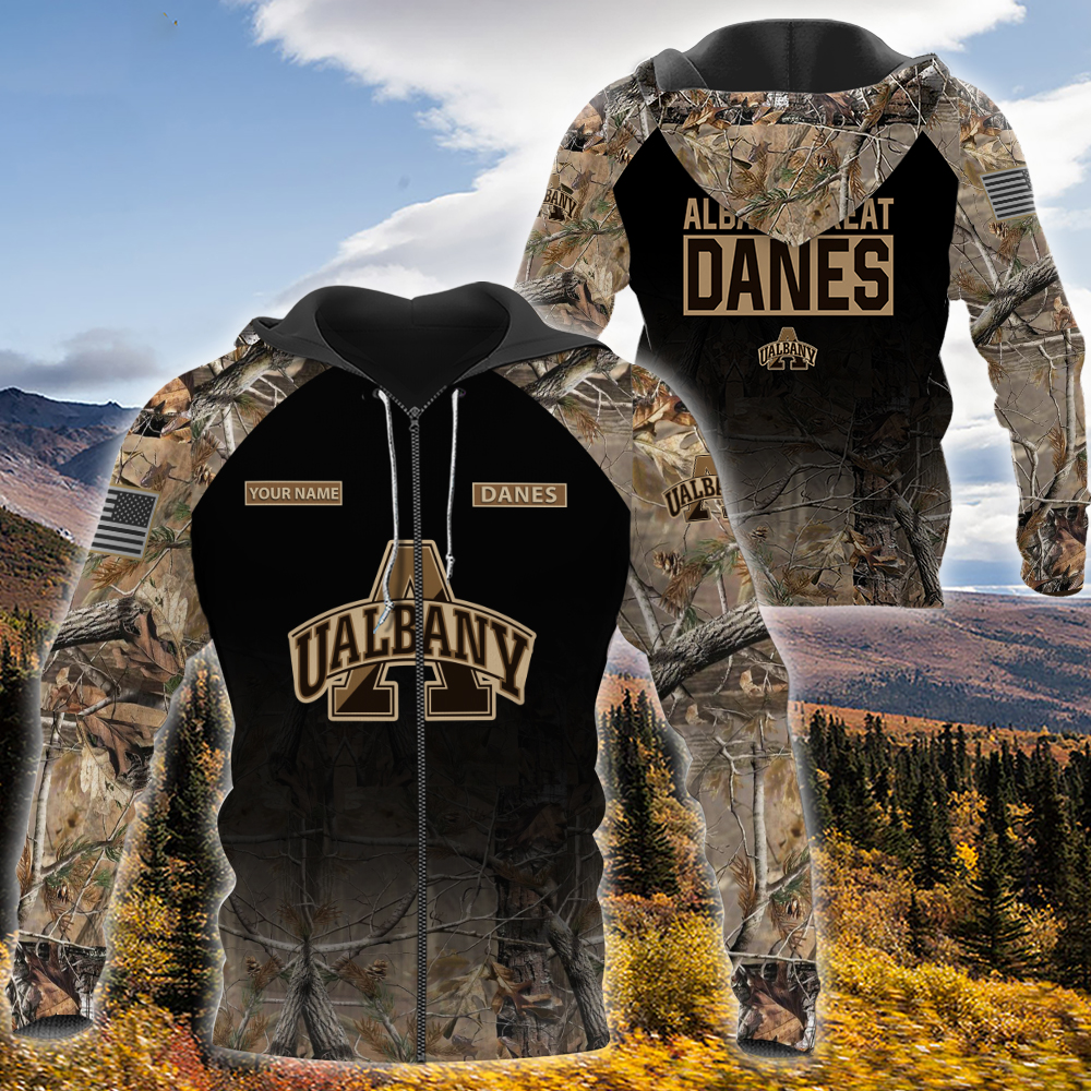 Personalized Albany Great Danes Hunting Camo Custom 3D Shirt Personalized Albany Great Danes Hunting Camo Custom 3D Shirt