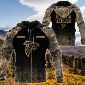 Personalized Atlanta Falcons Nfl Hunting Camo Custom 3D Shirt