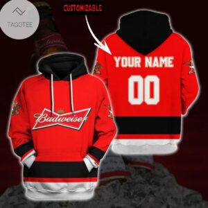 Personalized Budweiser Beer Logo Hoodie