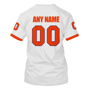 Personalized Clemson Tigers Acc Nike White Custom 3D Shirt