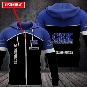 Personalized Csx Transportation Fleece Hoodie