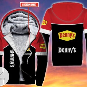Personalized Denny’S Fleece Hoodie