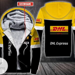 Personalized Dhl Express Fleece Hoodie