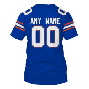 Personalized Florida Gators 150 Sec Jumpman Blue Custom 3D Shirt