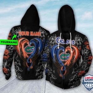 Personalized Florida Gators Dragon Ncaa 3D Hoodie T-Shirt