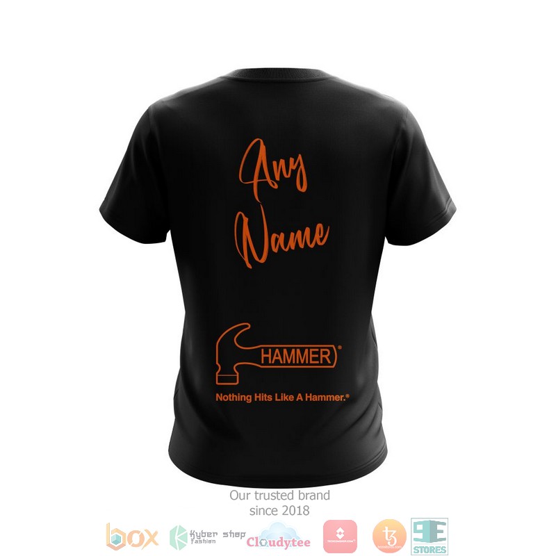 Personalized Hammer Raw Bowling Custom Black 3D Shirt Personalized Hammer Raw Bowling Custom Black 3D Shirt