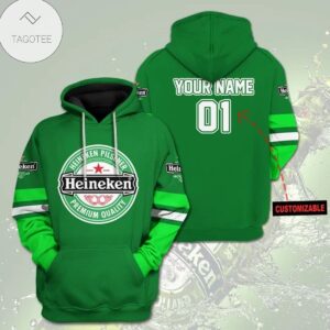 Personalized Heineken Pilsener Premium Quality Logo Hoodie