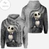 Personalized Jack Skellington Rock Paper Scissors Throat Punch I Win Grey Hoodie