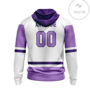 Personalized Los Angeles Kings Fight Cancer Hoodie