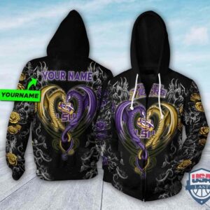 Personalized Lsu Tigers Dragon Ncaa 3D Hoodie T-Shirt