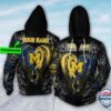 Personalized Michigan Wolverines Dragon Ncaa 3D Hoodie T-Shirt