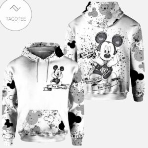 Personalized Mickey Mouse We Are Never Too Old For Music Hoodie