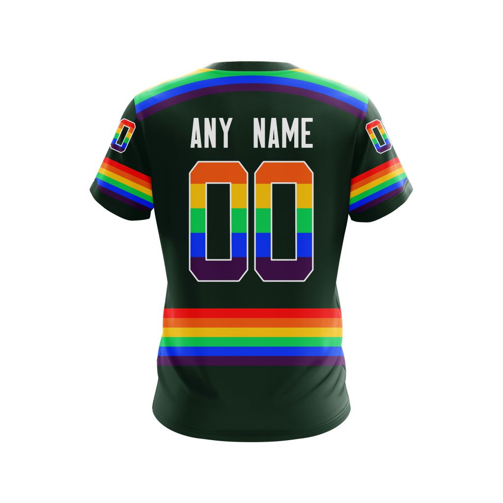 Personalized Minnesota Wild Nhl Lgbt Pride 3D Shirt Personalized Minnesota Wild Nhl Lgbt Pride 3D Shirt