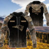 Personalized New England Patriots Nfl Hunting Camo Custom 3D Shirt