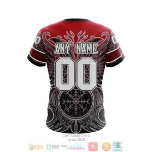 Personalized New Jersey Devils Nhl Norse Viking Symbols Custom 3D Shirt