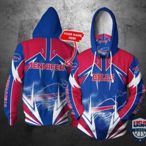 Personalized Nfl Buffalo Bills Lightning Gaiter 3D Hoodie