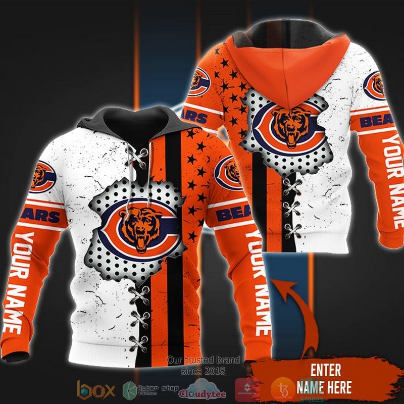 Personalized Nfl Chicago Bears 3D Hoodie Personalized Nfl Chicago Bears 3D Hoodie