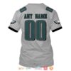 Personalized Nfl Philadelphia Eagles Grey Custom Shirt
