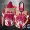 Personalized Nfl San Francisco 49Ers Lightning Gaiter 3D Hoodie