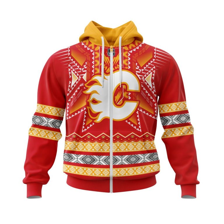 Personalized-Nhl-Calgary-Flames-Native-American-3D-Shirt-Hoodie-2