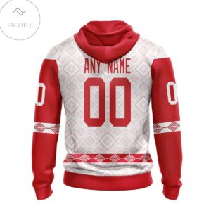 Personalized Nhl Detroit Red Wings Native American Pattern Hoodie