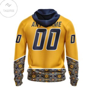 Personalized Nhl Nashville Predators Native American Pattern Hoodie
