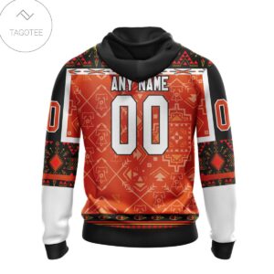 Personalized Nhl Philadelphia Flyers Native American Pattern Hoodie