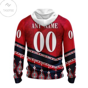 Personalized Nhl Washington Capitals Native American Pattern Hoodie