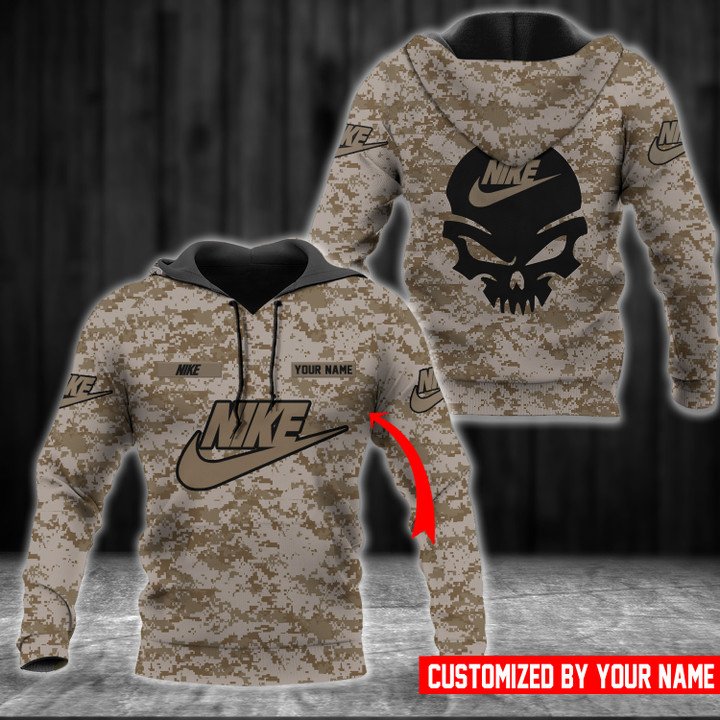 Personalized Nike Skull 3D Shirt Personalized Nike Skull 3D Shirt