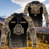 Personalized Ohio State Buckeyes Hunting Camo Custom 3D Shirt