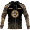 Personalized Pittsburgh Steelers Nfl Hunting Camo Custom 3D Shirt