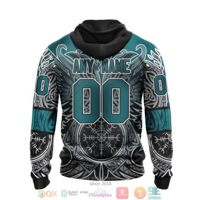 Personalized-San-Jose-Sharks-Nhl-Norse-Viking-Symbols-Custom-3D-Shirt-Hoodie-3