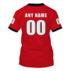 Personalized Sec Georgia Bulldogs Nike Red Custom 3D Shirt