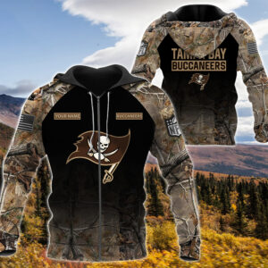 Personalized Tampa Bay Buccaneers Nfl Hunting Camo Custom 3D Shirt