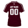 Personalized Texas A&M Sec Adidas Dark Red Custom 3D Shirt