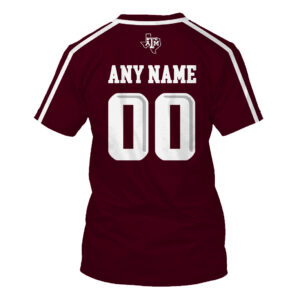 Personalized Texas A&M Sec Adidas Dark Red Custom 3D Shirt