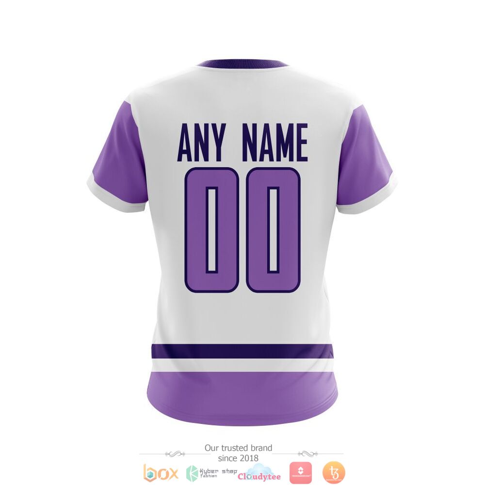 Personalized Vancouver Canucks Nhl Hockey Fight Cancer Custom 3D Shirt Personalized Vancouver Canucks Nhl Hockey Fight Cancer Custom 3D Shirt
