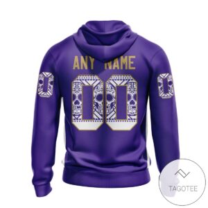 Personalized Vegas Golden Knights Ice Hockey Team Purple Hoodie
