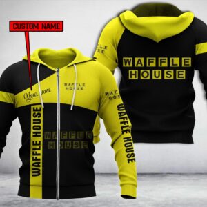 Personalized Waffle House Black 3D Hoodie