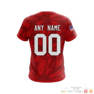 Personalized Washington Capitals With American Flag 3D Shirt