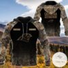 Personalized Your Name Hunting Camo Style Carolina Panthers Full Print Hoodie