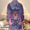 Pokemon Gengar Fleece Hoodie Blanket