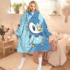 Pokemon Piplup Fleece Hoodie Blanket