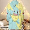 Pokemon Squirtle Fleece Hoodie Blanket