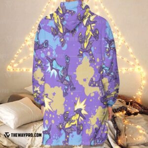 Pokemon Toxtricity Fleece Hoodie Blanket